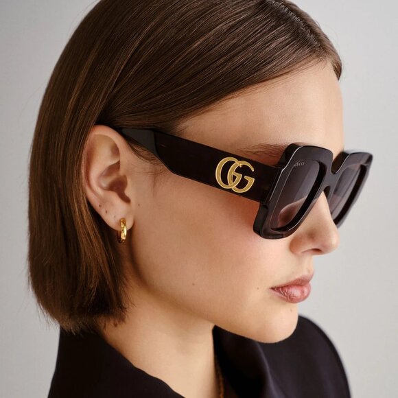 NEW GG1547S 002 GUCCI HAVANA WOMEN GUCCI SUNGLASSES - Picture 1 of 12